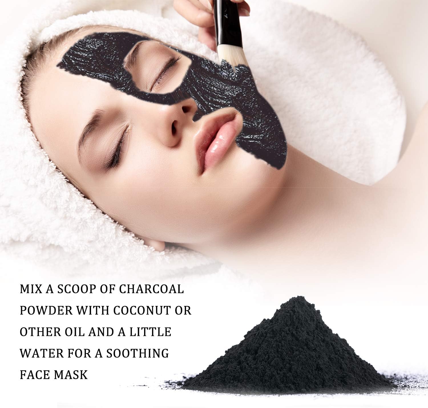 (1 pound) Activated Charcoal Powder 16OZ Organic Coconut Charcoal Toothpaste Teeth Whitening : Beauty