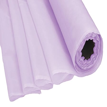 Plain Woven Voile Net Curtain Fabric Finished In Violet 150cm