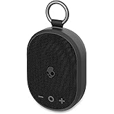Skullcandy Kilo Wireless Bluetooth Speaker - IPX7 Waterproof Mini Bluetooth Speaker with 24 Hour Battery, Downward Firing Passive Radiator, and True Wireless Pairing - Perfect for Outdoor (Black)