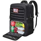 BERTASCHE Lunch Backpack, Work Backpack with Insulated Cooler Lunch Box 15.6 inch Laptop Backpack for Men Women, TSA Large Daypack for Commuter College Travel Picnic