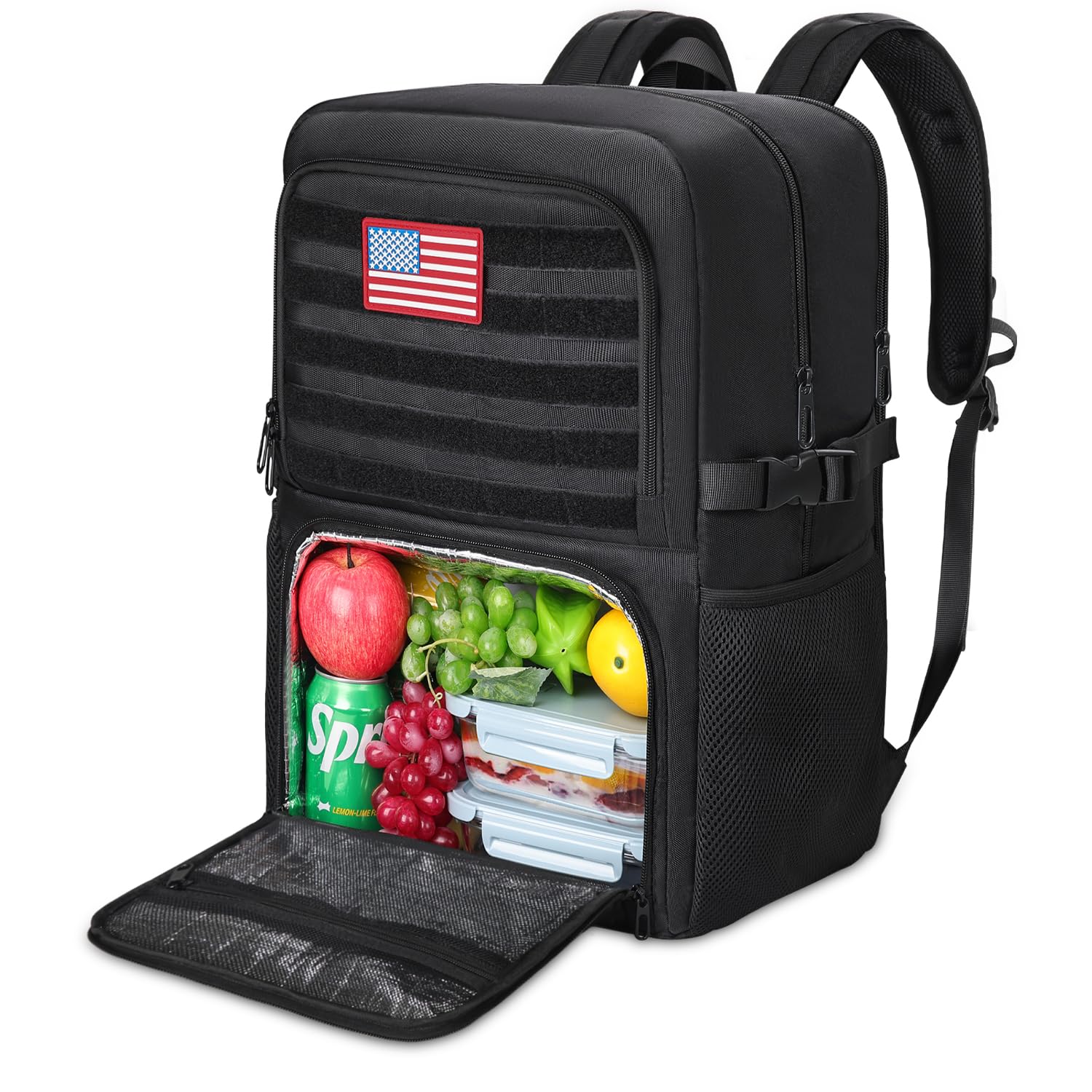 Photo 1 of BERTASCHE Lunch Backpack, Work Backpack with Insulated Cooler Lunch Box 15.6 inch Laptop Backpack for Men Women, TSA Large Daypack for Commuter College Travel Picnic