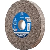 PFERD Vitrified Bench Grinding Wheel &ndash; Universal, 10" Diameter, 1" Thick, 1-1/4" Arbor, 80 Grit, Aluminum Oxide, for General Metalworking - Part 61772