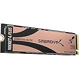 Sabrent 2TB Rocket 4 Plus NVMe 4.0 Gen4 PCIe M.2 Internal SSD Extreme Performance Solid State Drive R/W 7100/6600MB/s (SB-RKT