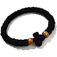 Christian Wrist 33-Knot Prayer Rope 100% Organic Wool (Black)