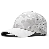 melin A-Game Icon Hydro, Snow Camo, Performance Snapback Hat, Water-Resistant Baseball Cap for Men & Women, Medium-Large