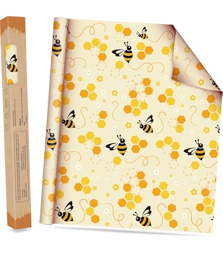 Envolturas De Cera De Abejas Reutilizables - Pack De 9 En 3 Tamaños - Alternativa Ecológica Al Film Plástico
