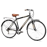 Kent International Springdale Hybrid Bicycle, Black