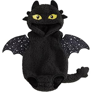 Dcohmch Infant Baby Dragon Costume Boys Girls Cute Halloween Costumes | Cute and Soft, Sleeveless Romper With Dragon Wings an