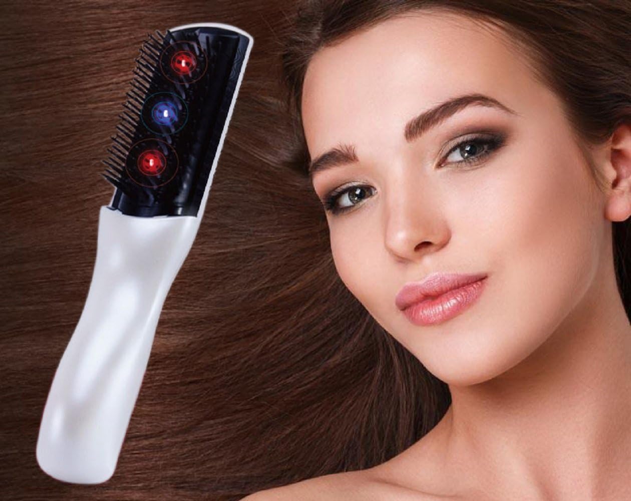 Prospera Massage Hairbrush, Improve Scalp Health and Hair Appearance, Reduce Dandruff, Reduce Stress, 5 oz