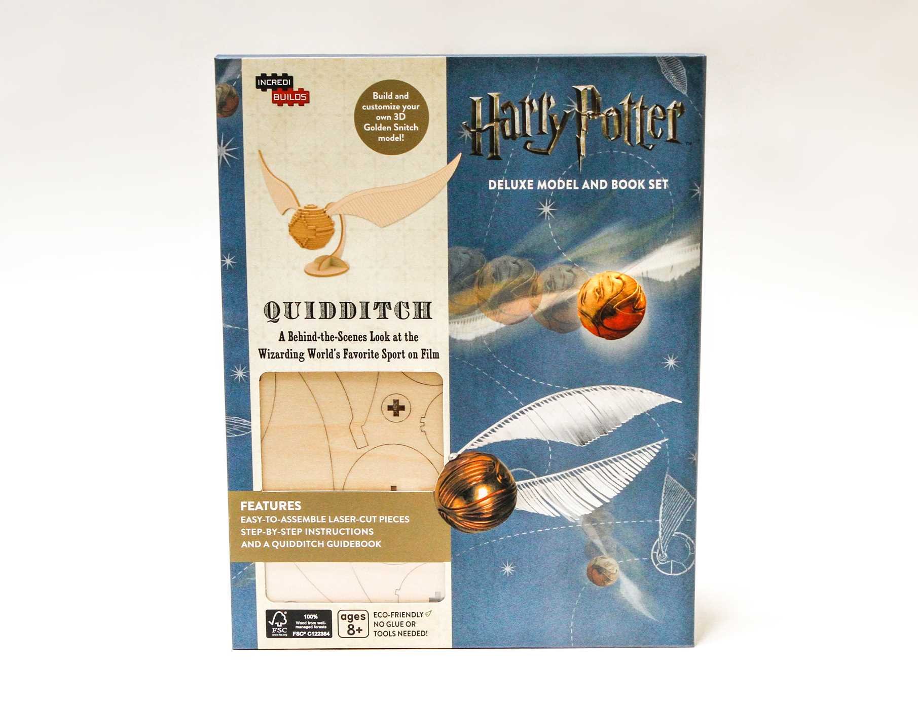 Incredibuilds Harry Potter Quidditch Deluxe Book And Model - 