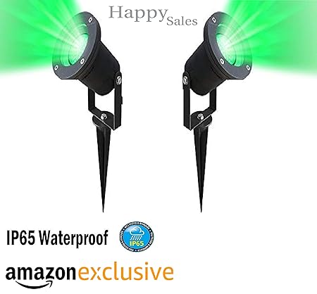 Happy Selling 5 Watt Led Spike Green Focus IP65  Water Resistant and Adjustable 180