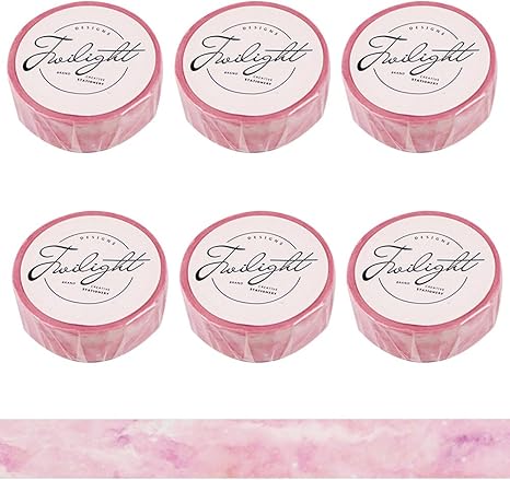 Amazon Co Jp Marutuki マスキングテープ 和紙テープ 手帳diy装飾 カラフルシール 15mm 8m巻き 6巻セット パーティー オーナメント クリスマス飾り おもちゃ 雰囲気満点 おもちゃ