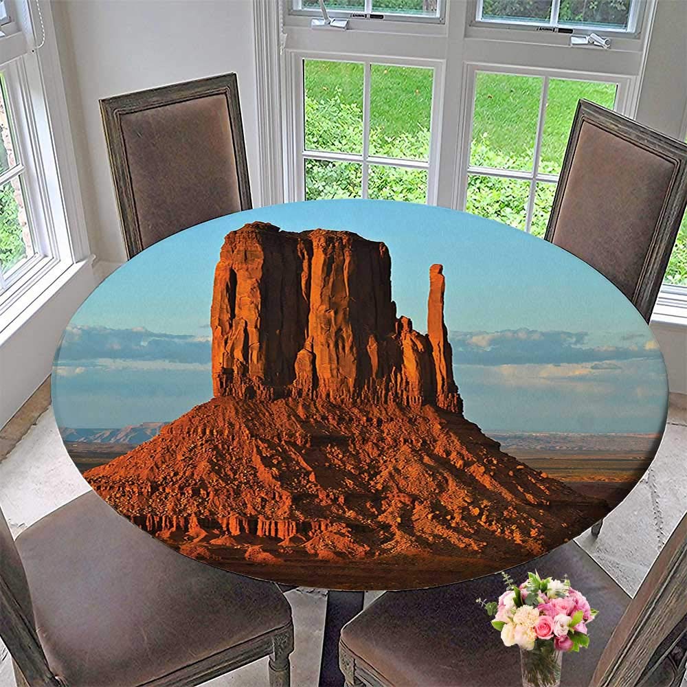 Amazon Com Round Tablecloth Panorama Of Popular American