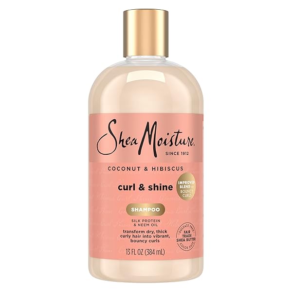 SHEAMOISTURE CURL AND SHINE COCONUT SHAMPOO COCONUT &...