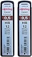2 Pcs. Rotring Tikky Mechanical Pencil Lead 0.5mm Hb, 12 Lead