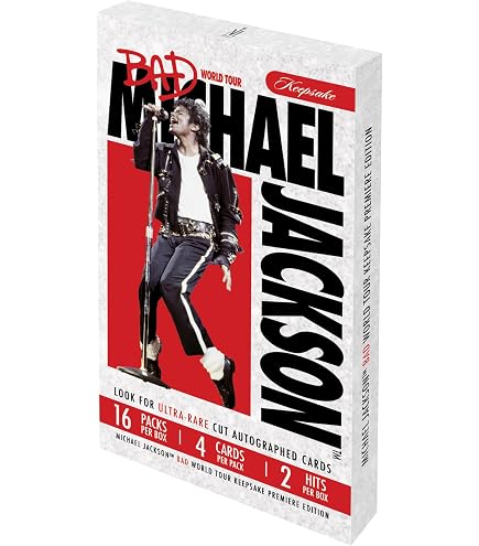 Amazon.com: Michael Jackson Bad World Tour Keepsake Premiere Mini