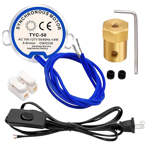 mankk Synchronous Motor Turntable Motor Electric Synchron Motor 5-6RPM ...