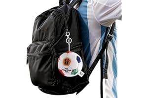 MESUCA Official FIFA World Cup 2026 Soccer Ball Plush Keychain Bag Charm with Clip – 4.33" Football Keychain for Backpack, Ke