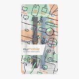 kwmobile 2x Silicone Watch Straps for HONOR Band 5 Band 4 Black Blue Grey view 7