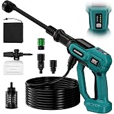 ZIXDENEX Cordless Portable Washer for Makita 18V Battery, 1150 PSI Portable Handheld Washer with Brushless Motor, 6-in-1 Nozzle, 3 Level Adjustable for Car Yard Fence Wall Clean (Battery Not Included)