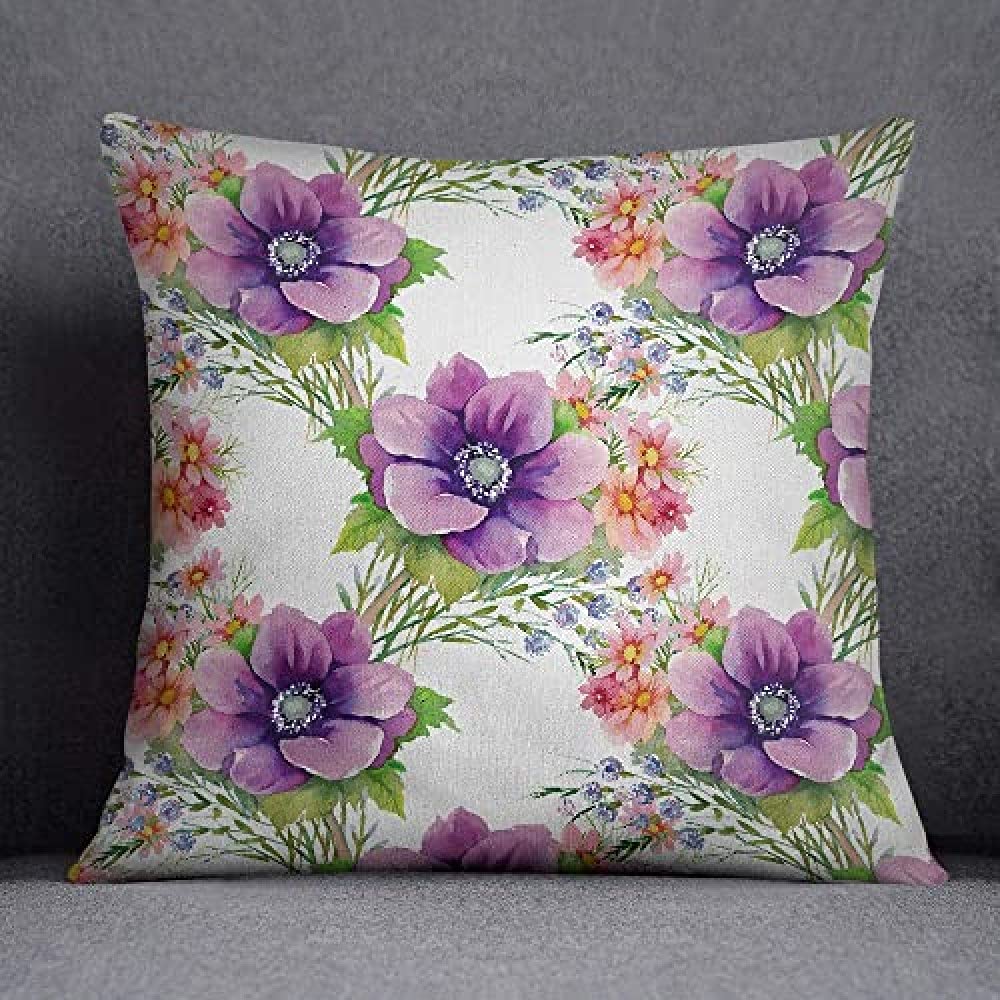 Bonamaison Decorative Cushion Cover, Cotton Polyester, Multicolor, 45X45
