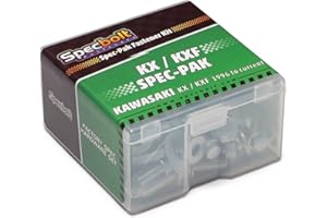 Specbolt Fasteners Kawasaki Spec-Pak | KX KXF KLX KLR KDX 80 85 125 250 450 500(1996-current) Model Series Factory Match Fastener Kit