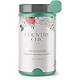 Country Chic All-in-One Chalk Paint for Furniture, Cabinets, Home Decor, Eco-Friendly, Matte Finish, Built-In Primer & Top Coat for Wood, Metal - Bliss (Teal) - Quart 32 oz (950 ml)