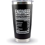 KLUBI Engineer Gifts - Large Travel Coffee Tumbler Mug 20oz - Funny Gift Idea for Mechanical, Electrical, Civil, Men, Women,