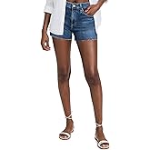 AG Adriano Goldschmied Womens Hailey High Rise Cut Off Jean Short