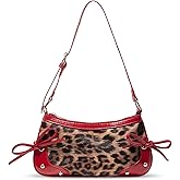 Fashionable Leopard Women's Crossbody Bag Shoulder Bag Clutch Purse- Vintage Chic for Everyday and Formal Occasions - Black