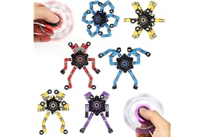 Umnodobn Fidget Spinner Toys for Kids Adults,Desk Toy Finger Spinner for Boys Transformable DIY Root Toy Deformed Mechanical 