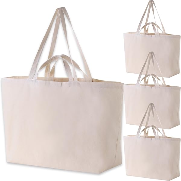 Amazon.com: Extra Large Canvas Tote Bag - 27