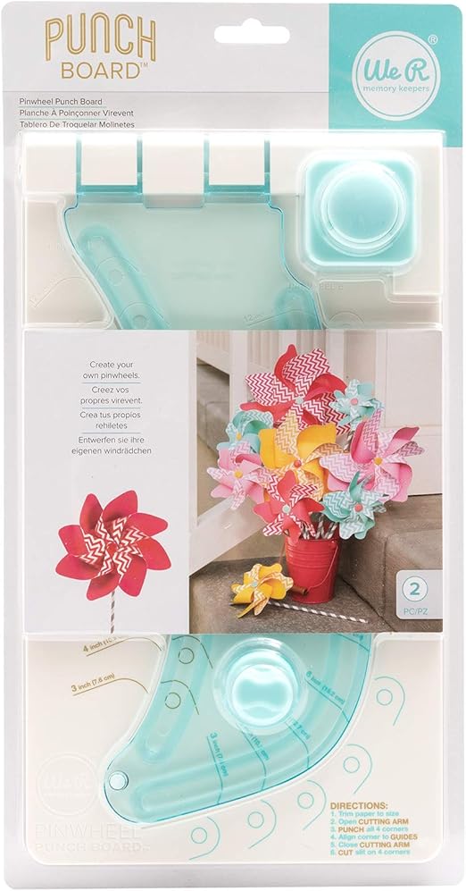 We R Memory Keepers Base para Molinillos Pinwheel Punch Board, Multicolor: Amazon.es: Hogar