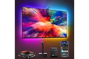 Govee Envisual TV LED Backlights with Camera, DreamView T1 RGBIC Wi-Fi TV Backlights for 55-65 inch TVs PC, Works with Alexa