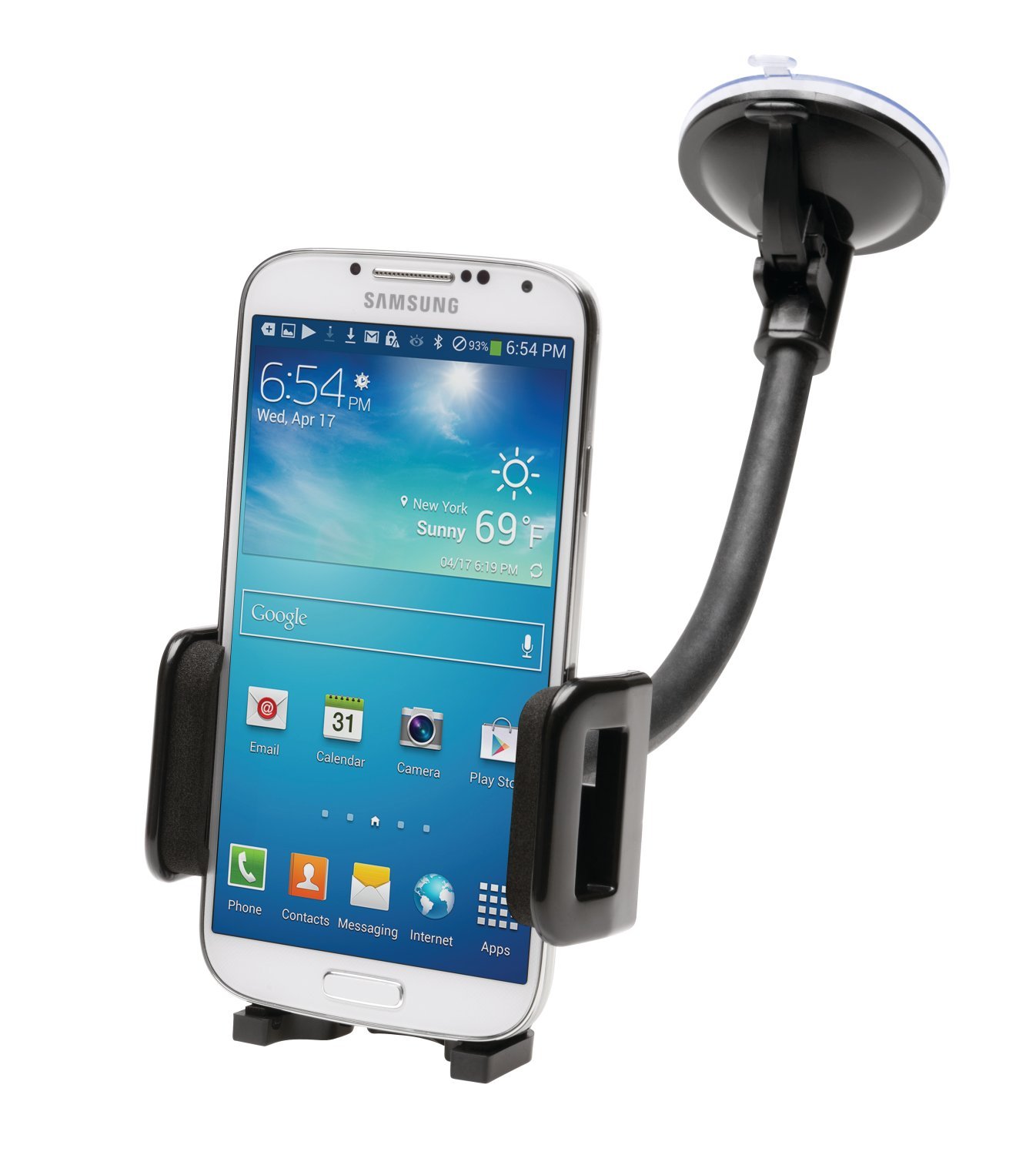 Kensington Universal Windscreen and Vent Car Mount-Black-for All Smartphones, Including iPhones, Android, Windows Phones (K39217EU)