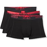 HUGO Men's 3-Pack Faded Logo Effect Trunks