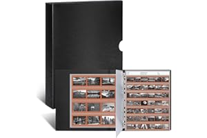 ENPOINT Acid Free Film Negative Binder, 3 Ring Binder with 30 Pack 35mm Negative Sleeves and 30 Pack 120 Film Sleeves