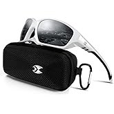 suoso Sports Polarized Sunglasses for Men: Womens UV400 Protection Sun Glasses Wrap Around Goggles for Fishing Driving TR90