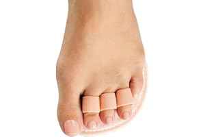 DR. JILL'S FOOT PADS Dr. Jills Triple Toe, Hammertoe Straigtener (Budin Toe Splint) (Right) by Dr. Jill's