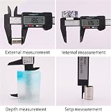 Jodsen Digital Vernier Caliper 150mm 6 Inch Large LCD Inch/Metric Conversion view 4
