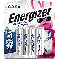 Energizer Ultimate Lithium AAA Batteries (8 Pack), Lithium Triple A Batteries