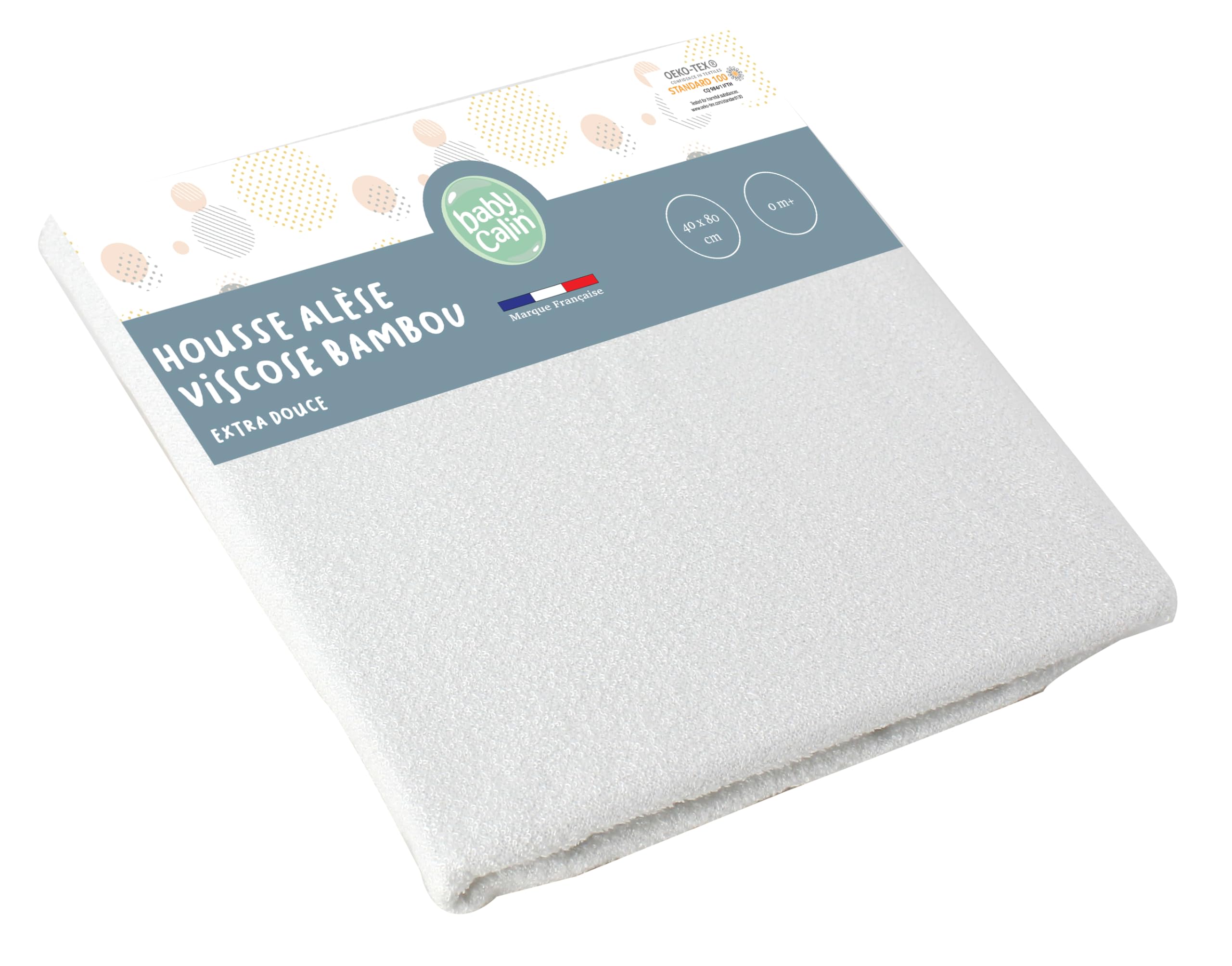 BabyCalin - Extra Soft Viscose Fitted Sheet - 40x80 cm White