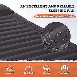 TOBTOS Double Sleeping Pad for Camping, Extra Thick