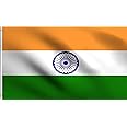 DMSE India Indian National Flag 2X3 Ft Foot 100% Polyester 100D Flag UV Resistant (2' X 3' Ft Foot)