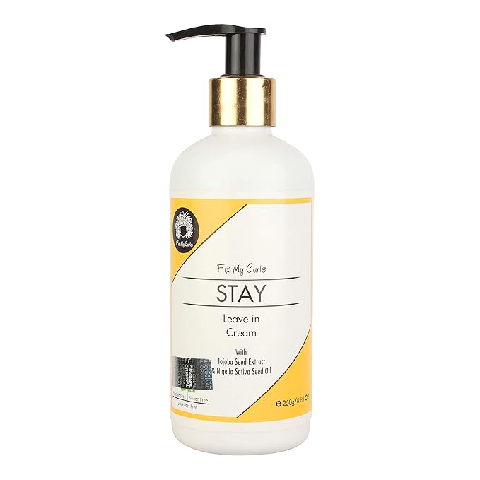 Buy Fix My Curls Stay Leave In Cream For Curly And Wavy Hair, 250g