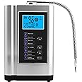 AlkaDrops Water Ionizer, Water Purifier Machine PH 3.5-10.5 Alkaline Acid Water Machine,Up to -500mV ORP, 8000 Liters Per Filter,7 Water Settings,Auto-Cleaning,Intelligent Voice(Silver)
