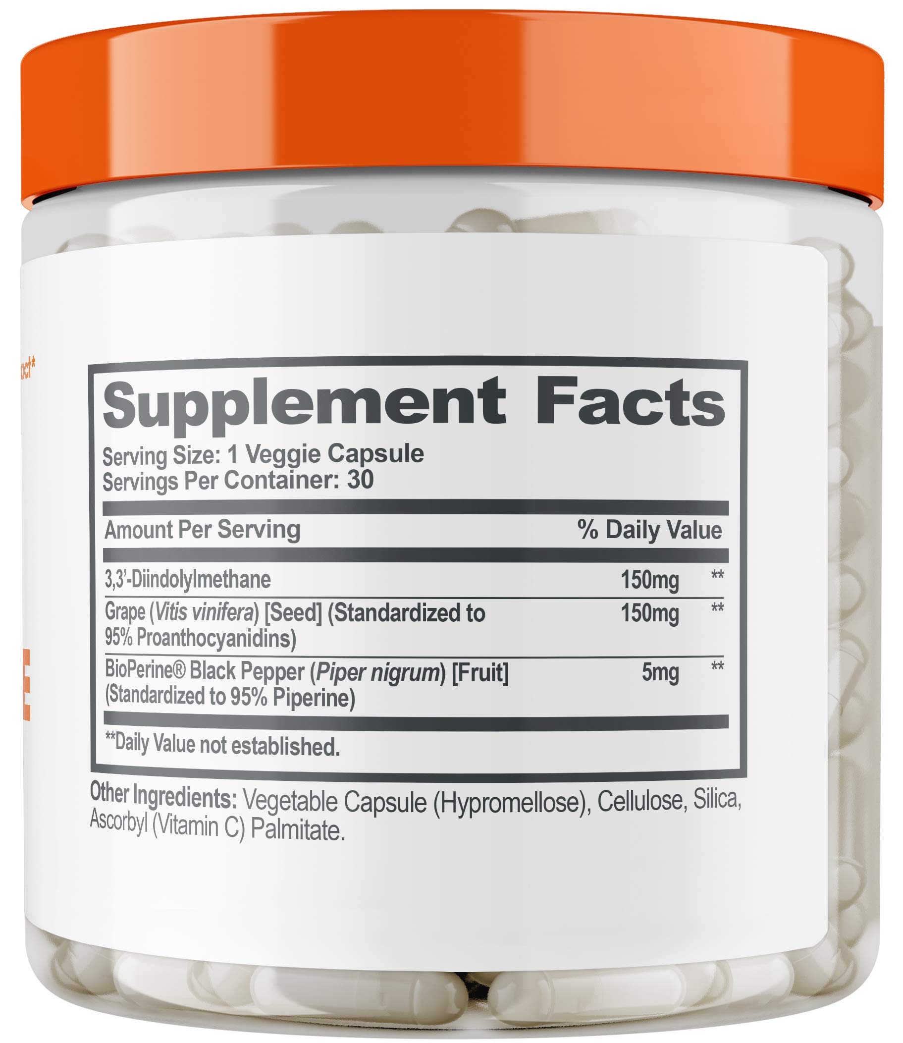 Genius Estrogen Balance DIM Supplement w/Grape Seed Extract, Dual