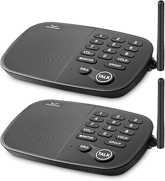 Amazon Com Hosmart Sistema De Intercomunicacion Inalambrico De