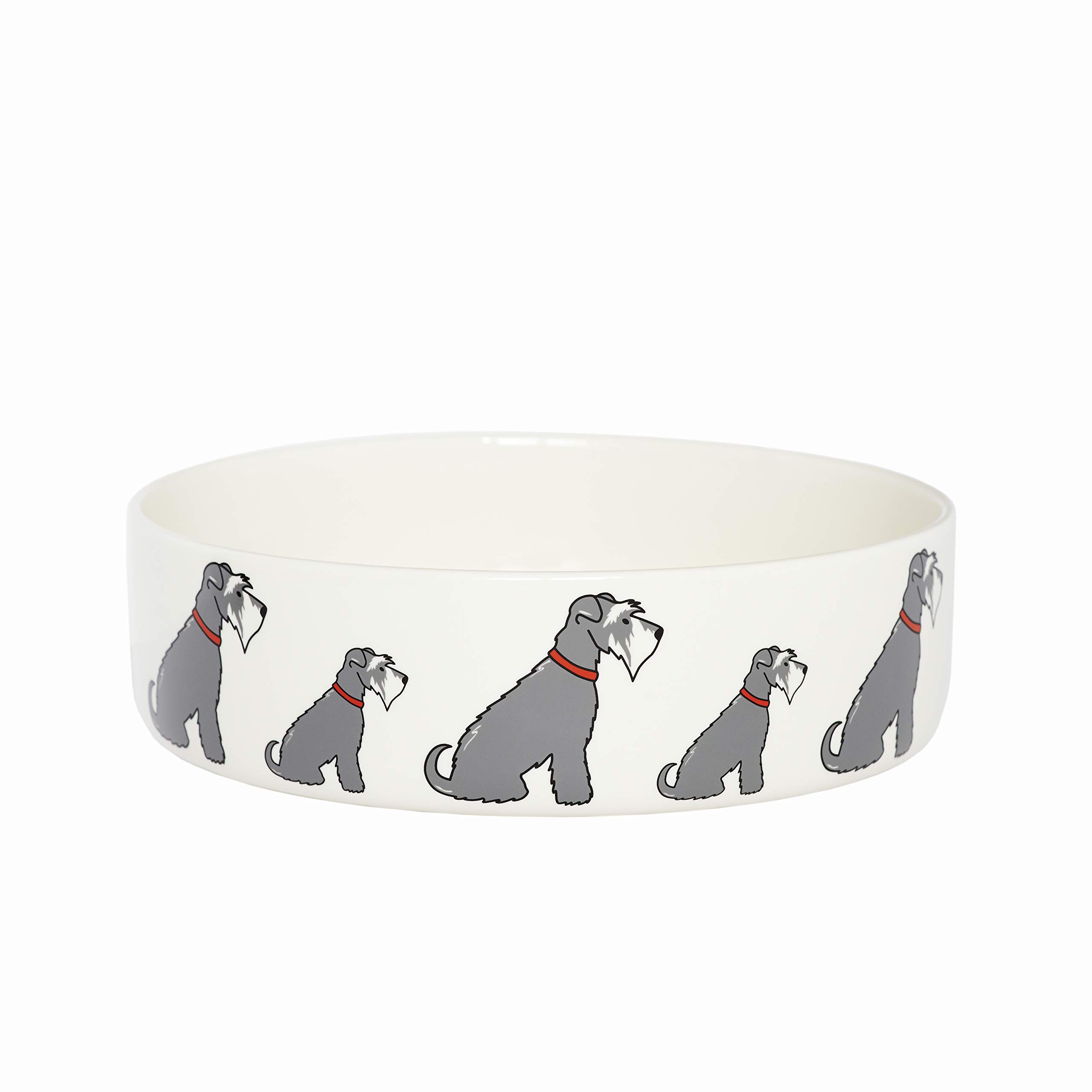 Schnauzer large dog bowl (small also available)