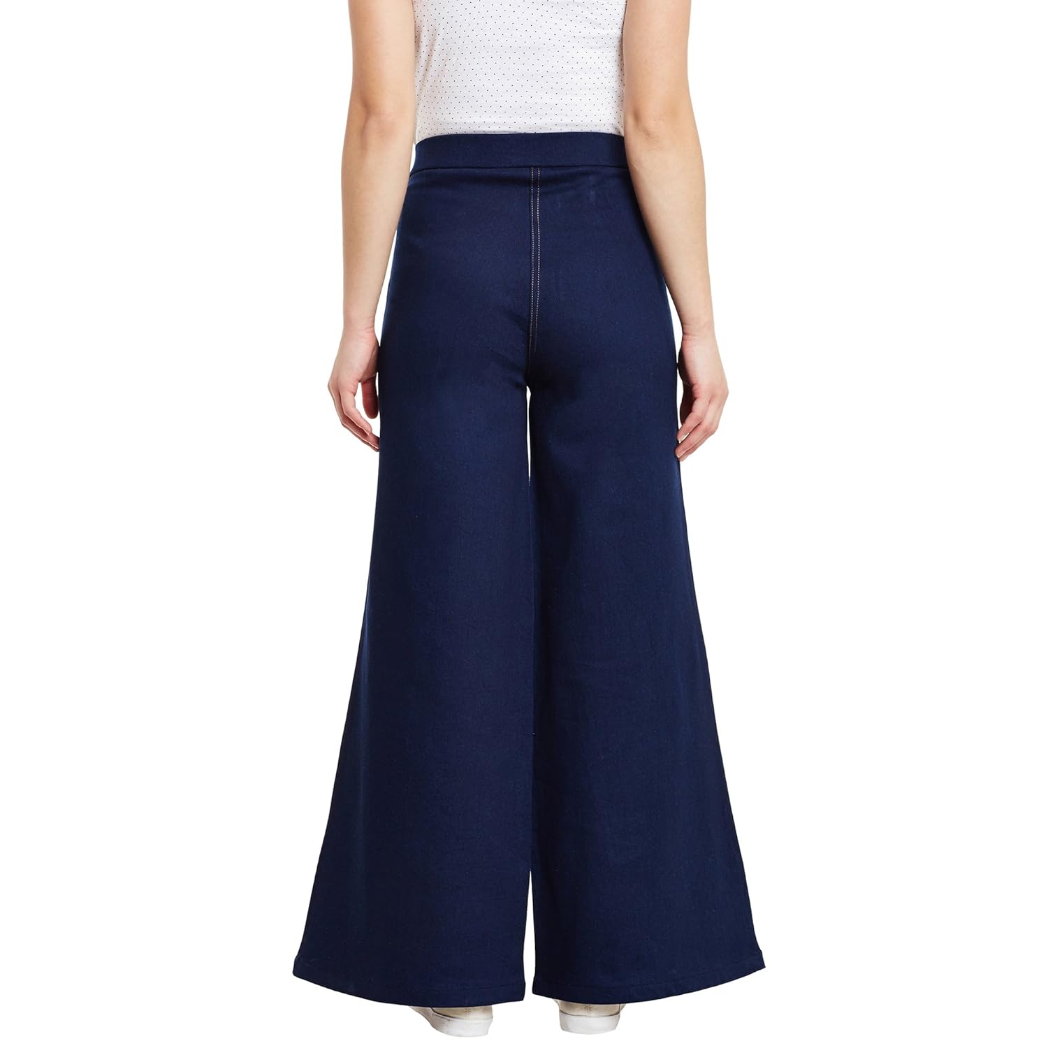 rider republic women denim palazzo pants(blue_28)